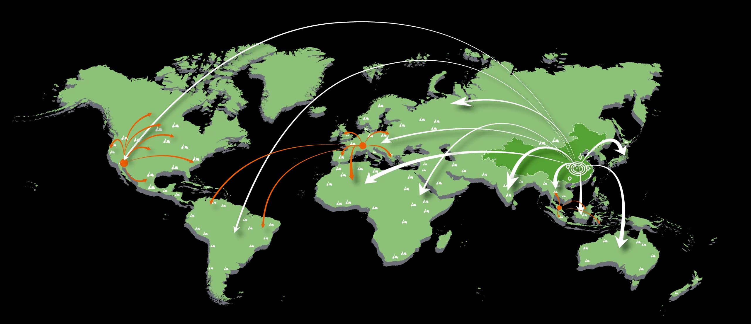 From China to the world, we are always with global users.