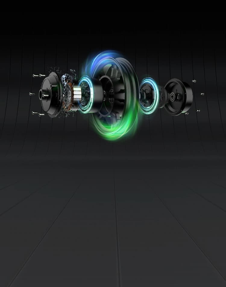 Liquid-Cooled Dual-Chamber Motor